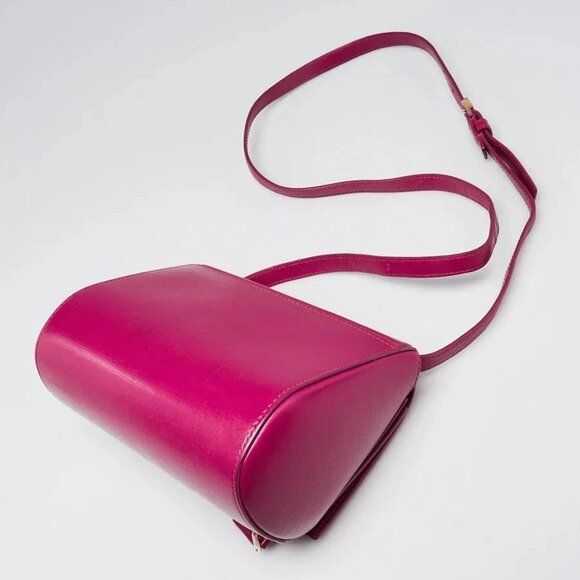 Givenchy Purple Grained Leather Pandora Box Mini Crossbody Bag - Picture 3 of 12